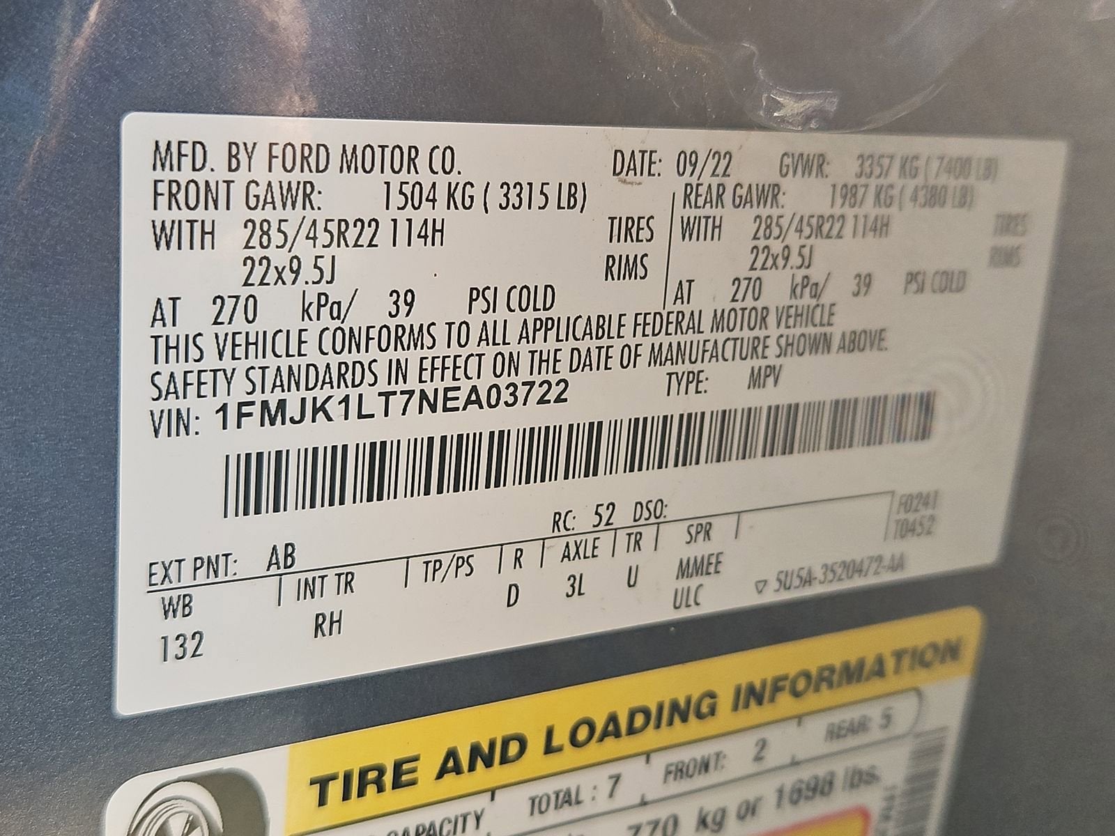 2022 Ford Expedition Max Platinum