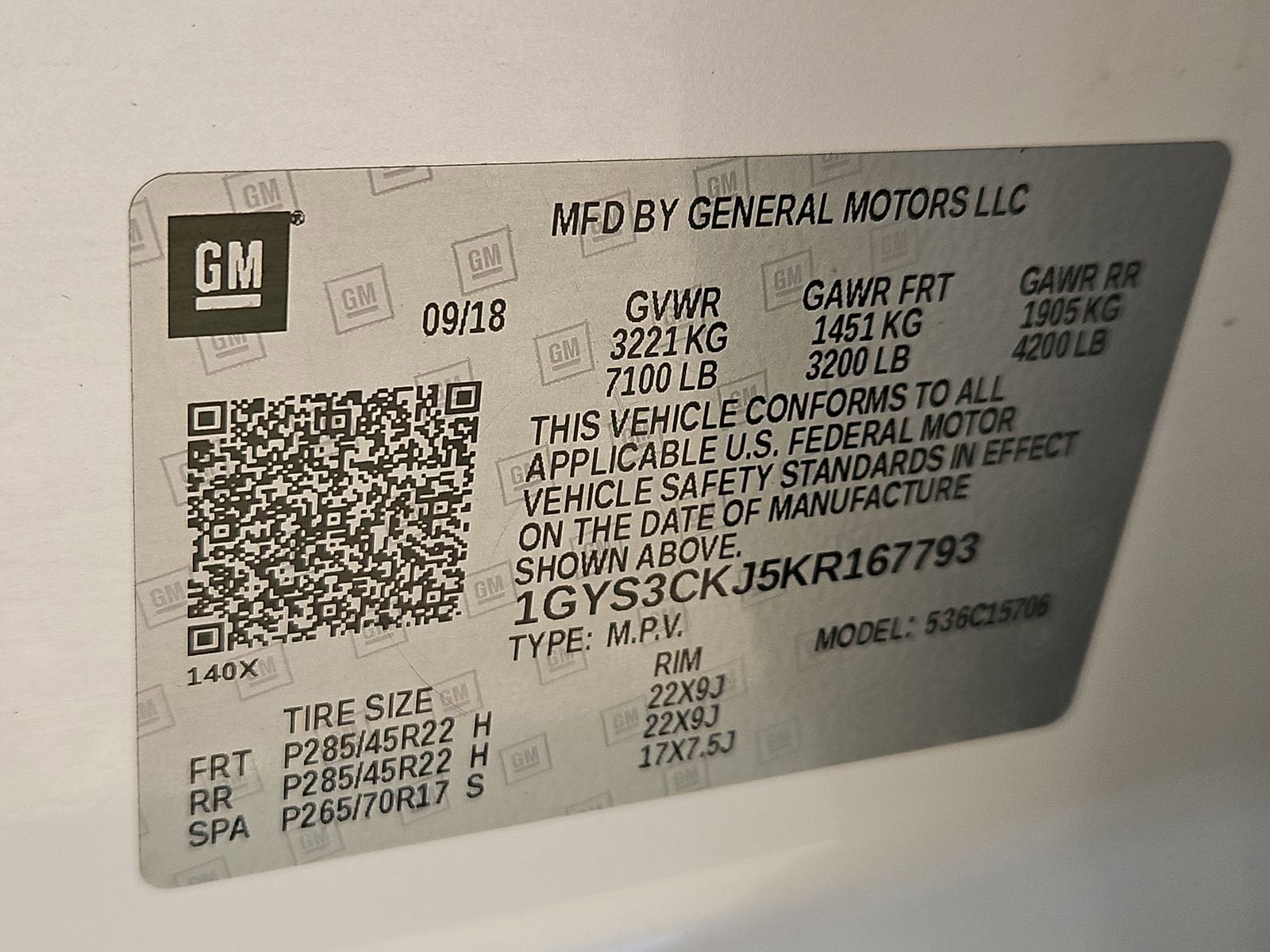 2019 Cadillac Escalade Premium Luxury