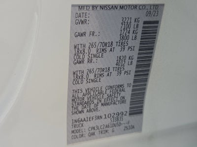 2024 Nissan TITAN Crew Cab SV 4x2