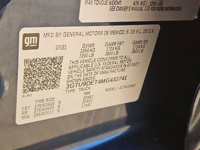 2021 GMC Sierra 1500 SLT