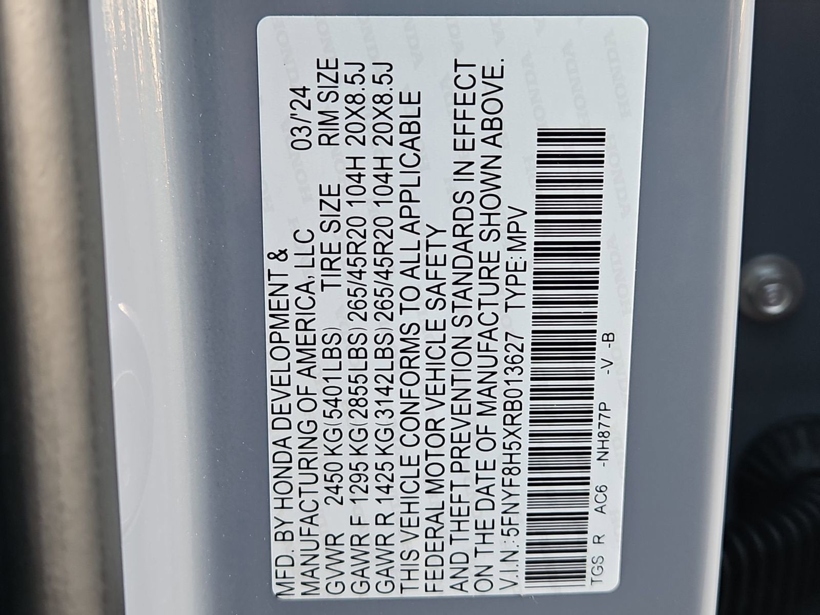 2024 Honda Passport AWD EX-L