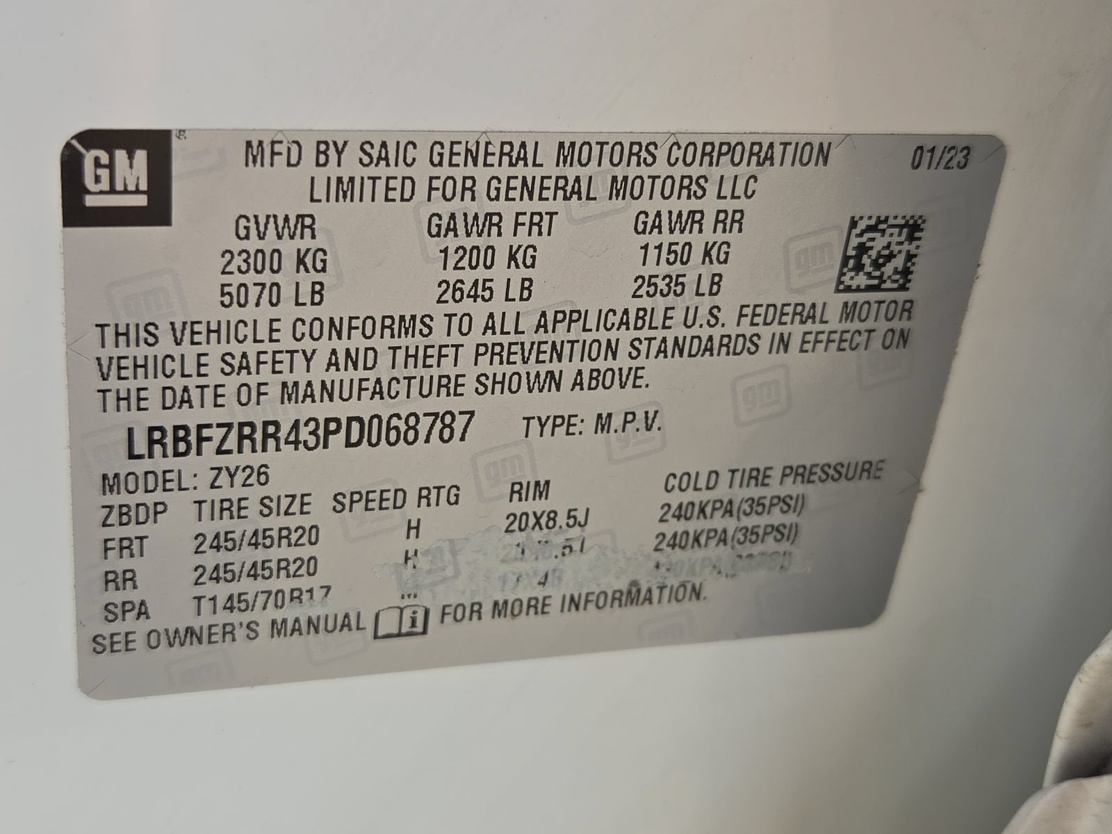2023 Buick Envision Avenir